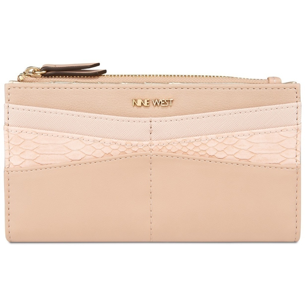 Nine West Wallet Slim Zip Organizer